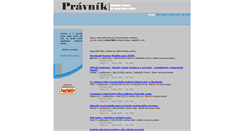 Desktop Screenshot of casopispravnik.juristic.cz